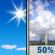 Monday: A chance of showers and thunderstorms after 2pm. Sunny. High near 93, with temperatures falling to around 91 in the afternoon. Heat index values as high as 97. West wind 0 to 10 mph, with gusts as high as 21 mph. Chance of precipitation is 50%. New rainfall amounts between a tenth and quarter of an inch possible. Monday: Sunny then Chance Showers And Thunderstorms