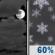 Monday Night: Mostly Cloudy then Light Snow Likely