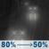 Tonight: Rain before 5am. Mostly cloudy. Low around 46, with temperatures rising to around 49 overnight. Southwest wind 7 to 14 mph, with gusts as high as 25 mph. Chance of precipitation is 80%. New rainfall amounts between a tenth and quarter of an inch possible. Tonight: Light Rain
