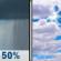 Saturday: Chance Rain Showers then Mostly Cloudy